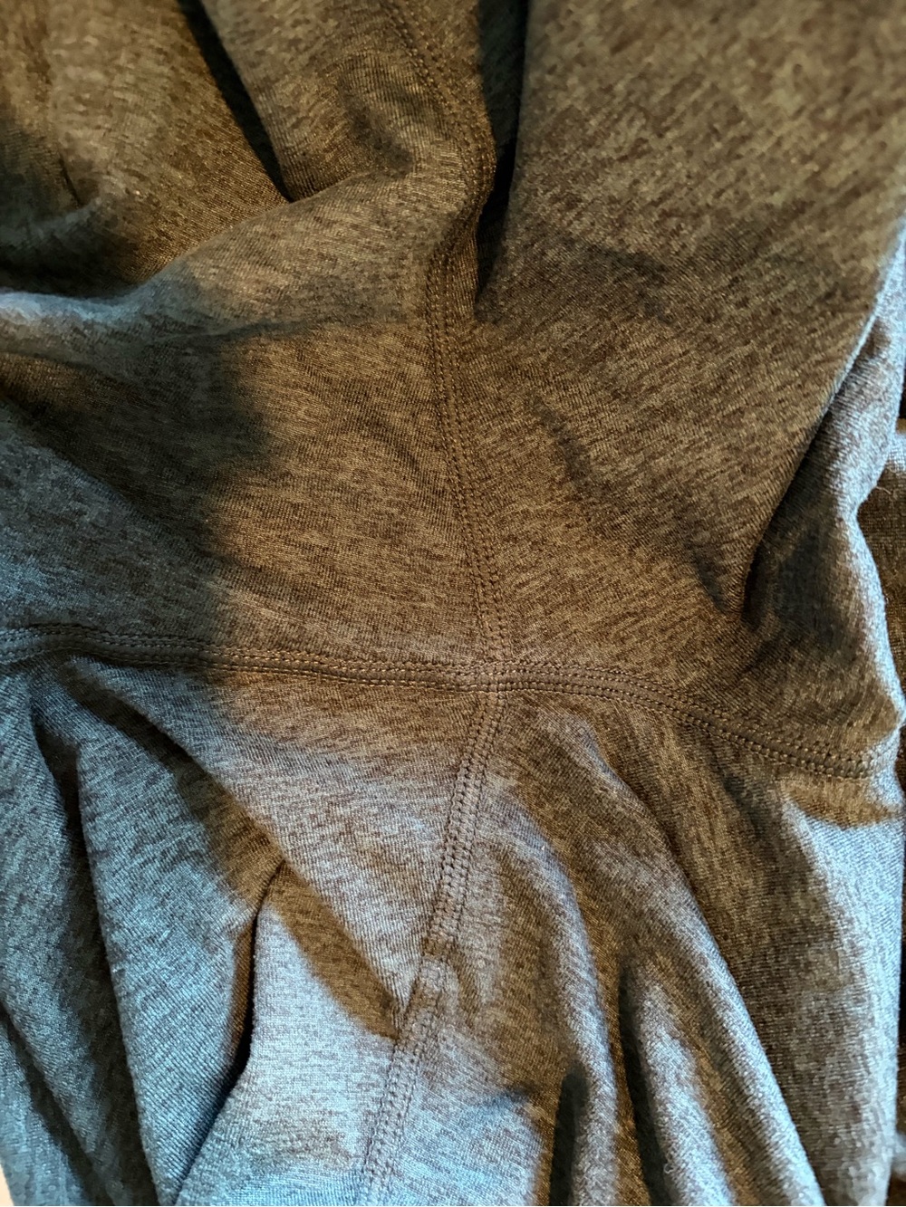 Quince Flowknit High-Rise Boyfriend Joggers, Heather Green - Picture 5 of 10